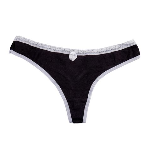 cheap women cotton thong panties sexy lace g string soft briefs ladies bikini underpants t back