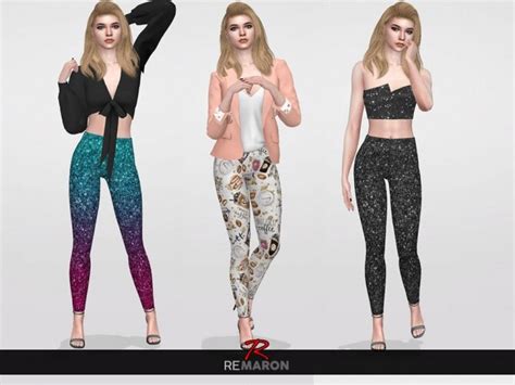 Leggings For Women 01 By Remaron At Tsr Sims 4 Updates
