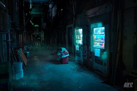 Nighttime Alley Info In Comments Rcyberpunk