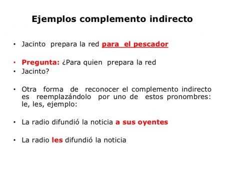 Oraciones Con Complemento Directo E Indirecto Ejemplos Opciones De Ejemplo Vrogue