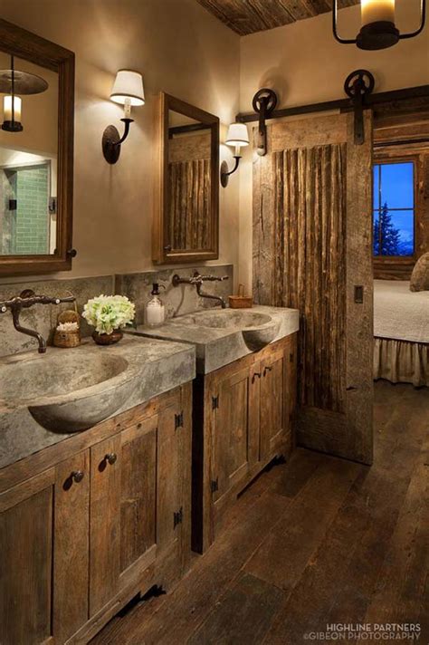 30 Awesome Ideas To Add Rustic Style To Bathroom Amazing
