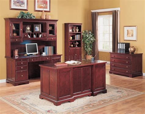 But when it comes to choosing office furniture, think again. Rich Cherry Finish Classic Office Desk w/Keyboard Tray