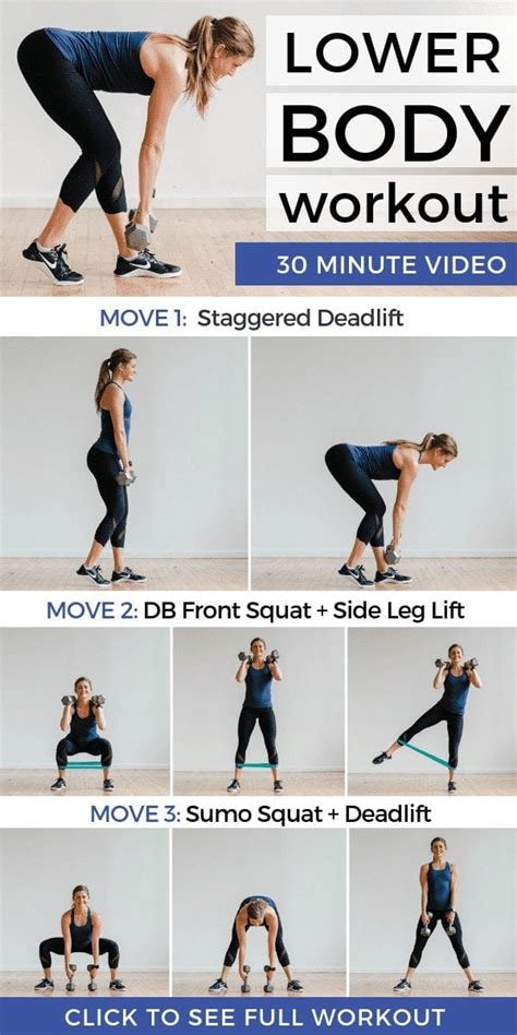 30 Minute Leg Workout At Home Workout Video Lower Body Workout