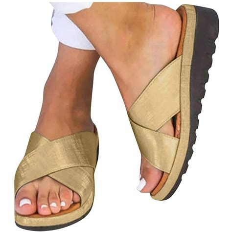 Mychoice Mchoice Sandals For Women 2021 New Comfy Platform Sandal Shoes Slide Sandals Casual