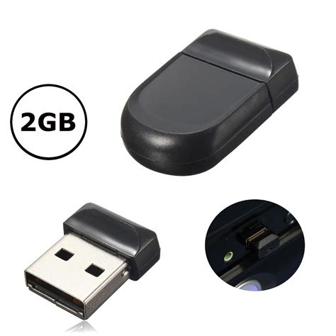 Waterproof And High Speed Super Mini Usb 20 2gb Black Flash Drive U