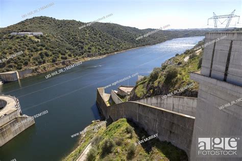 Barragem Do Alqueva Dam Part Of The Multipurpose Water Management