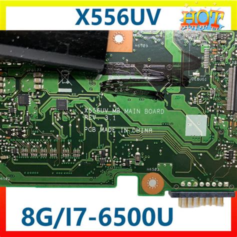 Asus X556uv X556u X555la F556uv X556ub Motherboard I7 6500u Mainboard