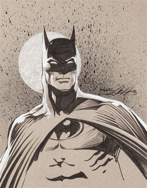 Image Of Neal Adams Batman Sketch Original Art Undated Original Lot 93403 Batman