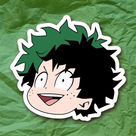 Kid Deku My Hero Academia Sticker Decal All Might Froppy Anime Meme 3