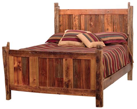 teton barnwood bed rustic furniture mall timber creek