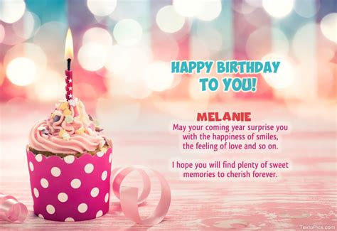 Happy Birthday Melanie Pictures Congratulations