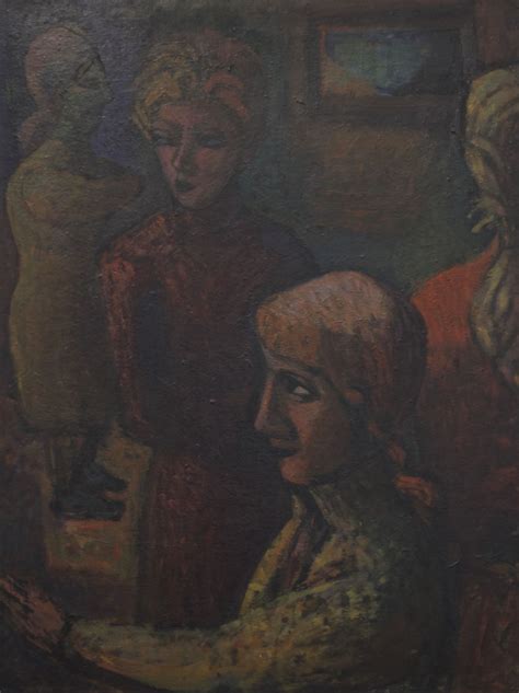 Artserverberlin Interieur Mit Vier Weiblichen Figuren Plattform