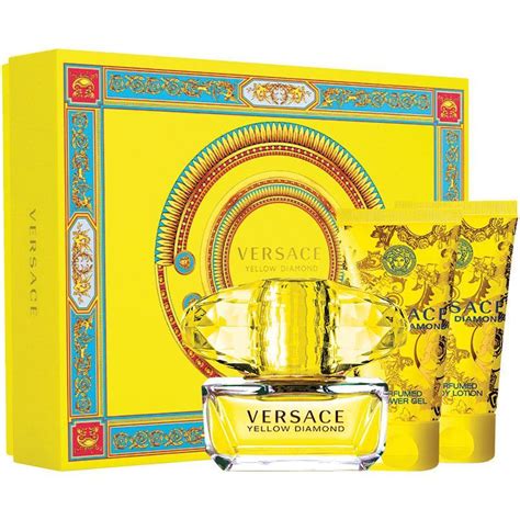 Buy Versace Yellow Diamond Eau De Toilette 50ml 3 Piece Set Online At