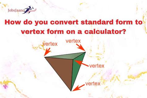 How Do You Convert Standard Form To Vertex Form On A Calculator