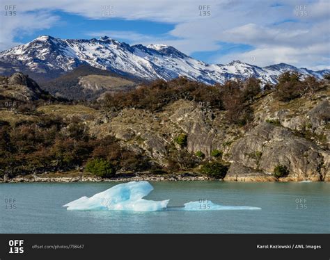 Iceberg On Lake Argentino Los Glaciares National Park Santa Cruz