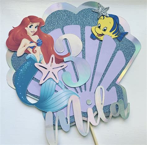 Little Mermaid Cake Topper Printable Printable Word Searches