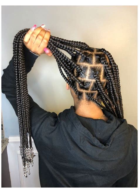 19 large knotless braids with beads wallpaper barberhairstyles