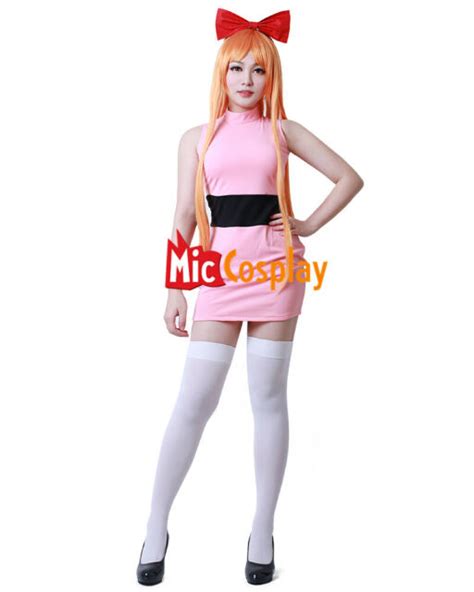 Powerpuff Girls Cosplay Blossom Bubbles Buttercup Adults Cosplay