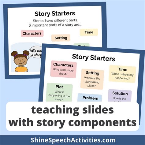 Story Starters And Writing Prompts Shine Speech Activities