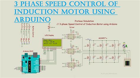 3 Phase Speed Control Of Induction Motor Using Arduino Youtube