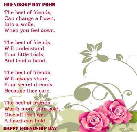 Friendship Day Poems Happy Freindship Day Friendship Day Poems