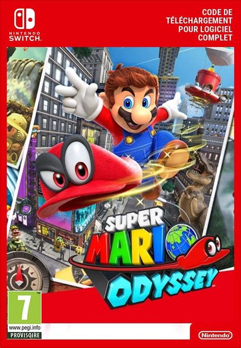 Super Mario Odyssey Nintendo Switch Version Digitalecode Code Jeu à Télécharger Amazon