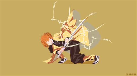 High quality hd pictures wallpapers. 5120x2880 Zenitsu Agatsuma Minimalist 4K 5K Wallpaper, HD ...