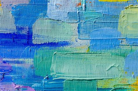 Abstract Colorful Oil Painting On Canvas Stock Image Image Of