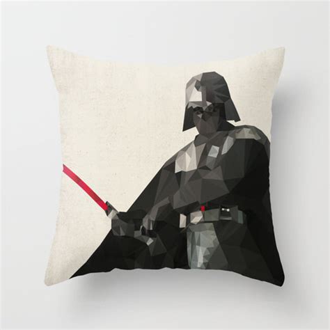 Star Wars Pillow Cushion Covers With Polygon Style Character Illustrations