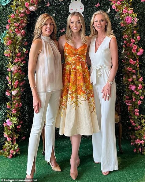 tiffany trump looks pretty in floral dress at mar a lago easter daily mail online