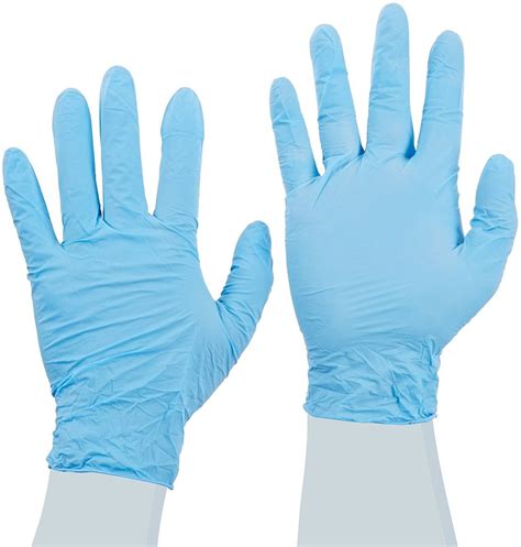 Cardinal Health Esteem Stretchy Nitrile Gloves Beaded Cuff Lg Blue Box Of 150