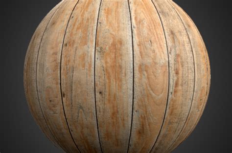 Brown Old Wood Plank Floor 3d Texture Pbr Material Seamless Free