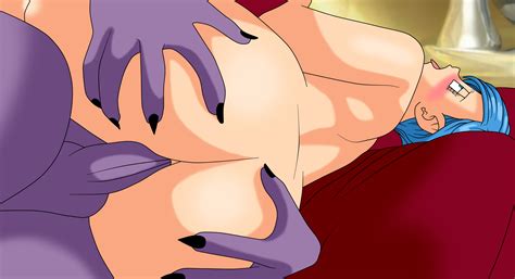 Rule 34 Anal Anal Penetration Anal Sex Ass Bed Beerus Blush Blushing Bulma Briefs Cum Cum In