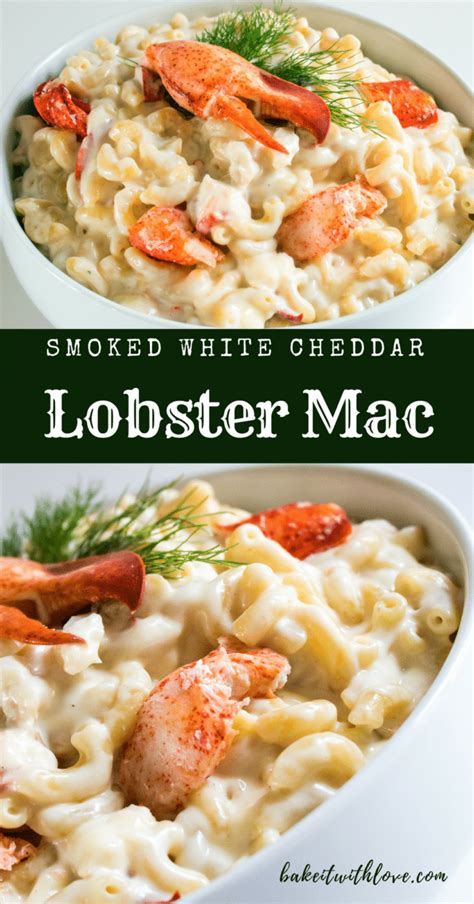 Mix in the noodles into the cheese sauce and pour it unto the baking dish and then top with additional white cheddar cheese. White Cheddar Lobster Macaroni and Cheese