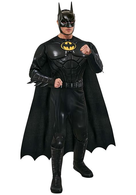 Men S Batman Deluxe Costume Adult Superhero Costumes