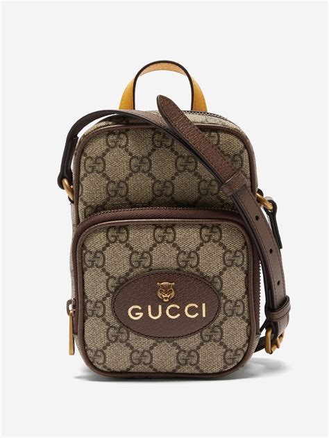 Gucci Gucci Neo Vintage Mini Gg Supreme Canvas Cross Body Bag Neutral