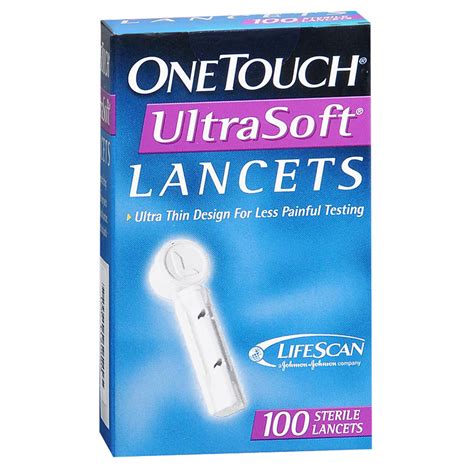 Onetouch Ultrasoft Lancets 100 Pack Diabetic Corner