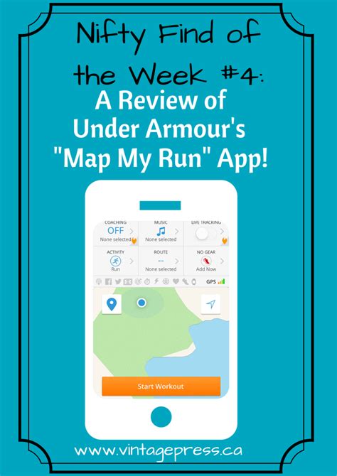 A Review Of Under Armours Map My Run App Map My Run App About