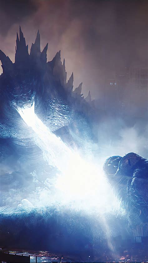 Godzilla Vs Kong Movie Battle Godzilla King Kong HD Phone Wallpaper