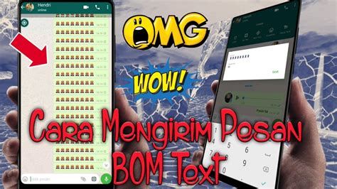 Cara membajak wa tanpa aplikasi atau cara menyadap whatsapp lewat google dengan. Cara Membuat Pesan BOM TEXT pada Aplikasi WhatsApp 2020 ...