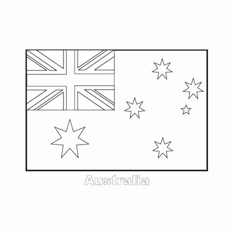 Australia Flag Coloring Sheet Fresh Australian Flag Coloring