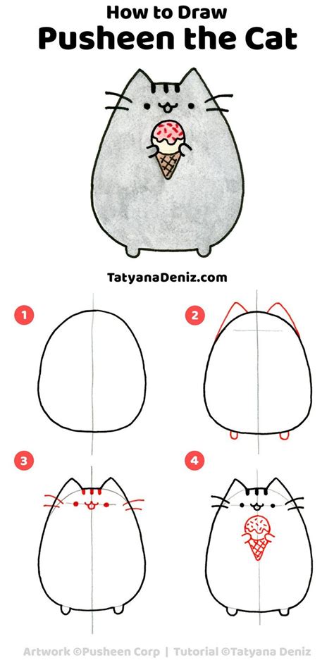 List Of Pinterest Cat Drawing Easy Step By Step Pictures And Pinterest