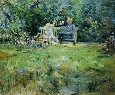 The Lesson In The Garden Berthe Morisot Encyclopedia