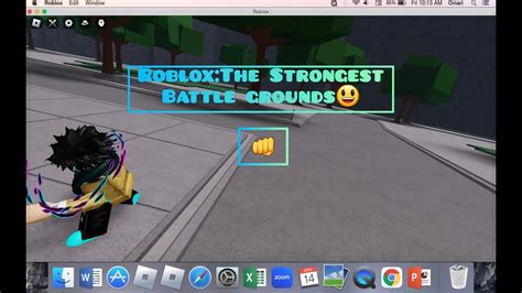 Roblox The Strongest Battle Grounds Youtube