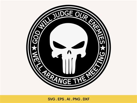 Punisher Logo Svg Punisher Quotes Svg Archivos De Corte De Etsy España