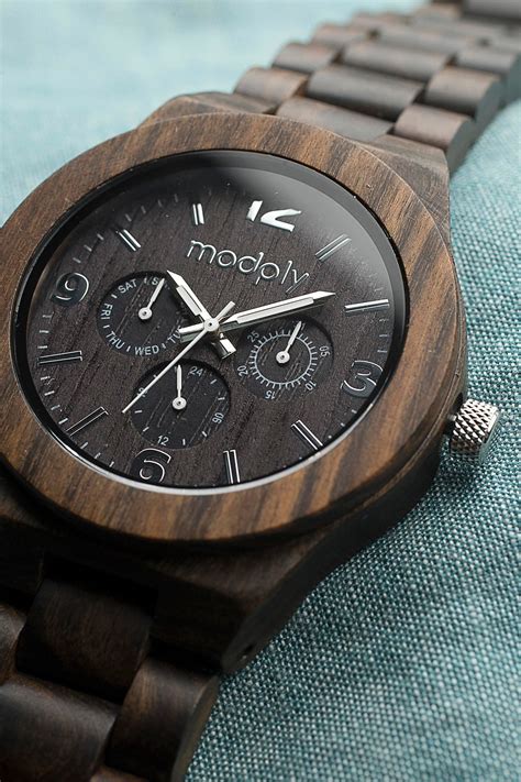 Engraved Wood Watch Wooden Watch For Men Gift For Him Analog Watch