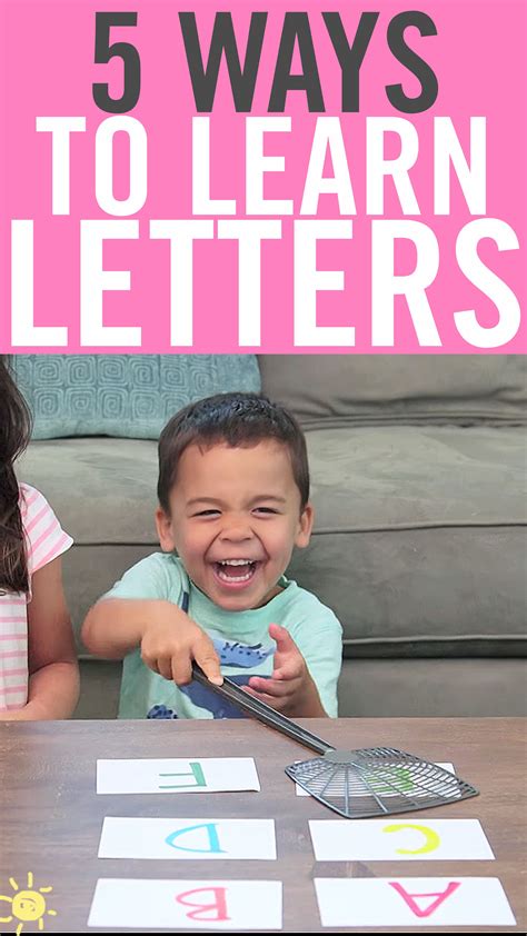 8 Genius Activities For Teaching Letters Toddlers Preschool