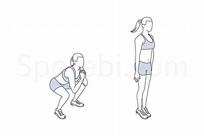 Squat Exercise Jacks Spotebi Muscles Guide Hip