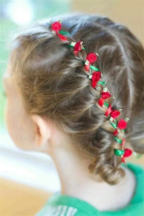 Christmas Hair For Little Girls Christmas Hairstyles Holiday