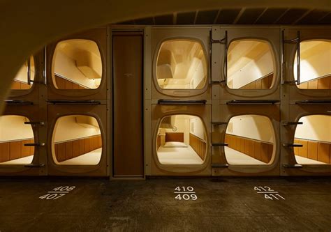 The ℃ Capsule Hotel In Tokyo Combines Micro Living With A Unique Sauna Experience